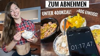 3 5MinutenRezepte unter 400 Kalorien 40g Eiweiß [upl. by Atinahs]