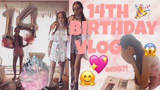 MY 14TH BIRTHDAY VLOG🙈🎉💖 [upl. by Joete]