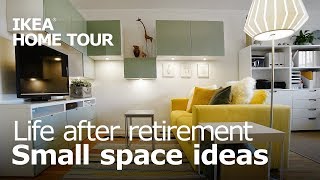 A Studio Apartment for Retirement Living  IKEA Home Tour Episode 405 [upl. by Ahtoelc]