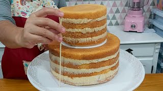 BOLO DE 2 ANDARES QUE TODO INICIANTE CONSEGUE FAZER PARIS CAKE DESIGNER [upl. by Ial]