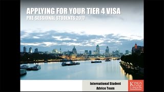 Presessional English students applying for a Tier 4 visa 2017 [upl. by Guyon]