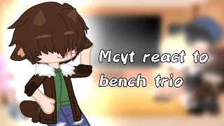 Mcyt react to Bench Trio  GCRV  Dreamsmp [upl. by Hannasus]