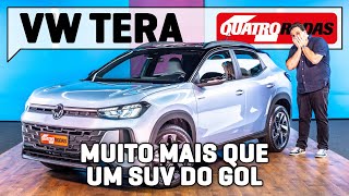 VW Tera veja tudo sobre o SUV MAIS BARATO que Nivus e TCross e MAIS COMPLETO que Polo [upl. by Malloy]