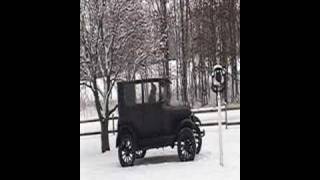 1926 Model T in the snow [upl. by Cristie]