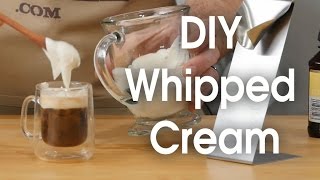 DIY whipped cream in 60 seconds [upl. by Corey]