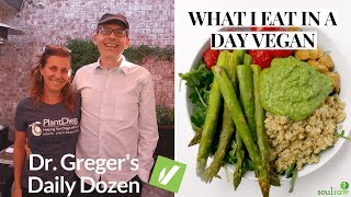 Daily Dozen Challenge  What I Eat in a Day HighRaw Vegan  Collaboration [upl. by Aikemet882]