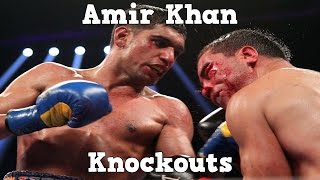 Amir Khan  Highlights  Knockouts [upl. by Meehyrb]