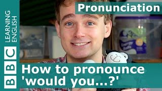 Pronunciation How to pronounce would you [upl. by Felita]