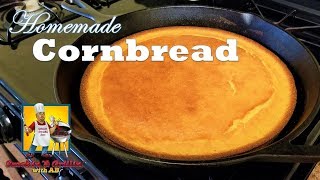 Homemade Cornbread Recipe  Cornbread Recipe [upl. by Suirtimed68]