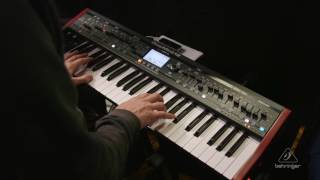 Behringer DeepMind 12 Patch Demonstration  Bank B [upl. by Aracat]