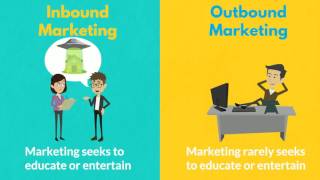 Difference between Inbound Marketing Vs Outbound Marketing [upl. by Nwahsed]