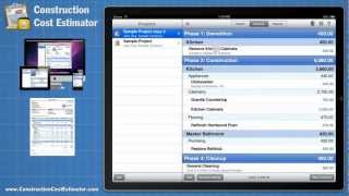 Construction Cost Estimator App for the Mac iPad and iPhone [upl. by Pepi]