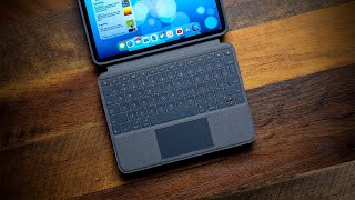 Logitech Folio Touch for iPad Pro Unboxing and Initial Impressions It’s Affordable [upl. by Sims197]