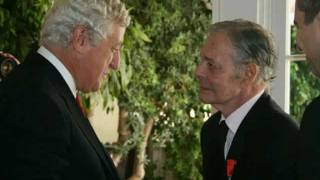 Actor Louis Jourdan Decorated with the Légion dHonneur July 2010 [upl. by Esoryram332]