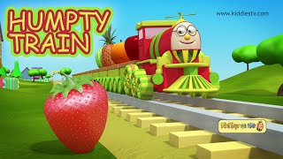 Humpty the fruit train  Humpty the train Goes on a Ride with his Fruit Friends  Kiddiestv Hindi [upl. by Atiuqcaj758]