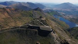 The journey to Snowdon summit with Snowdon Mountain Railway [upl. by Nosittam]