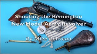 Shooting the Remington New Model Army Revolvermov [upl. by Pedersen]