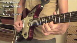 Dick Dale  Misirlou  Guitar Lesson [upl. by Ahsenom]