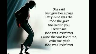 Michael Jackson  Chicago Lyrics [upl. by Enaled476]