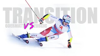 Skiing crossover New School vs Old school what is faster ODERMATT VS ZUBCIC [upl. by Hakim860]