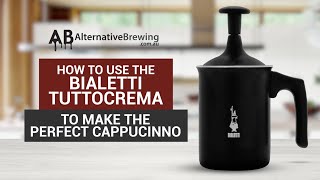 How to Use the Bialetti Tuttocrema Milk Frother [upl. by Rai817]