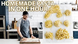 Easy to Make Homemade Pasta Dough Recipe [upl. by Morvin888]