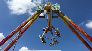 Mega Fun Park  Salisbury Gary Evans Fun Fair  14th July 2018 [upl. by Blatman254]