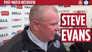 Steve Evans reaction  Stevenage 31 Derby County [upl. by Arimlede]