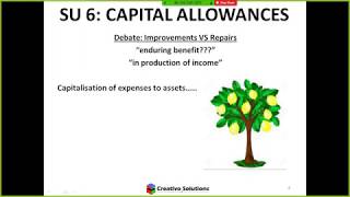 What are Capital Allowances  Taxation in South Africa TAX2601 TAX UNIVERSITY [upl. by Naziaf]