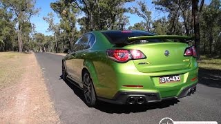 2016 HSV GTS GenF2 manual 0100kmh amp engine sound [upl. by Ard]