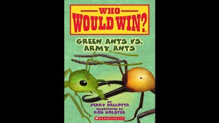 Who Would Win Green Ants vs Army Ants [upl. by Hatokad]