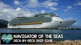 Navigator of the Seas DeckByDeck Ship Tour [upl. by Maxim]