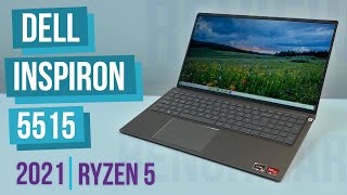 New for 2021 Dell Inspiron 15 5515 5500U AMD Ryzen 5 Laptop Review [upl. by Sivart]