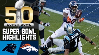 Super Bowl 50 Highlights  Panthers vs Broncos  NFL [upl. by Odanref224]