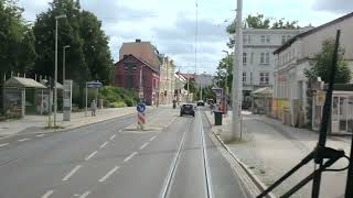 Straßenbahn Cottbus 2021 Linie 4 [upl. by Llertnahs]