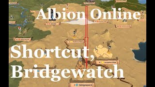 Albion Online  Caerleon to Bridgewatch fast almost safely [upl. by Airdnal]