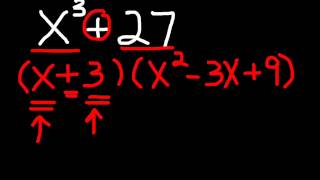 Factoring Binomials  Cubes 1 [upl. by Bloxberg795]