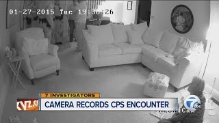 Camera records CPS encounter [upl. by Oneg]