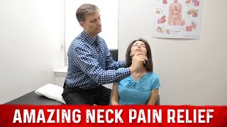 Neck Pain Relief Easy Stretches amp Exercise – Dr Berg [upl. by Elledoj269]