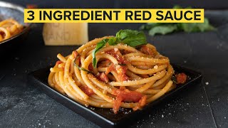 How to make the SIMPLEST ITALIAN PASTA SAUCE at home [upl. by Peednus]