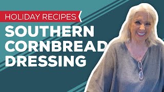 Holiday Recipes Grandmother Pauls Southern Cornbread Dressing Recipe [upl. by Rocray]