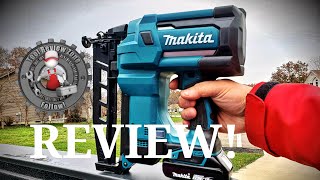 Makita 18Volt LXT 16Gauge Cordless 212 in Straight Finish Nailer REVIEW XNB02Z makita [upl. by Namra139]