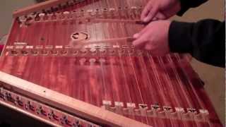 quotO Holy Nightquot on Solo Hammered Dulcimer [upl. by Clemence]