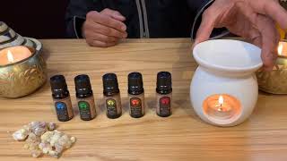 Frankincense On A Oil burner [upl. by Olvan]