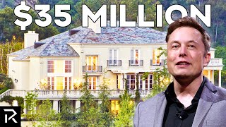 Inside Elon Musks 35 Million Mansion [upl. by Aidnis762]