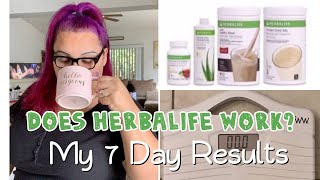 Losing Weight with Herbalife in 7 Days [upl. by Angus]