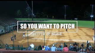 PITCHERS BEWARE  Pitching in slowpitch softball is crazy [upl. by Lanette]