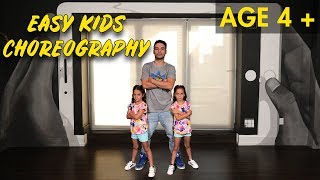 Easy Kids Choreography  Hip Hop Dance Tutorial AGES 4  MihranTV [upl. by Sklar]