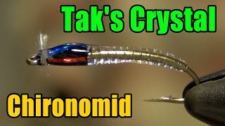 Taks Crystal Chironomid Fly Tying  Rick Takahashi Fly Pattern [upl. by Sorkin]