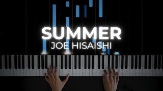 Summer  Joe Hisaishi  PIANO COVER [upl. by Aesoh]